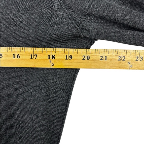 Men’s Banana Republic Silk Cashmere 1/4 Zip Sweater Size M Dark gray Business - Picture 8 of 9